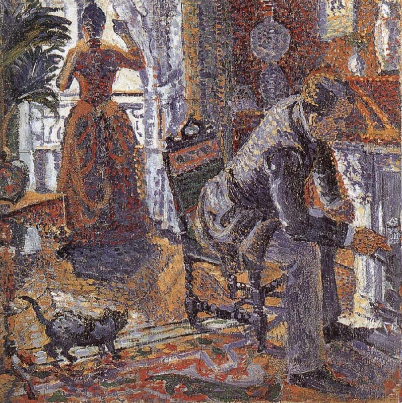 Paul Signac Study of Sunday oil painting picture